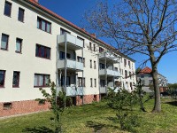 Blick vom Grundstück